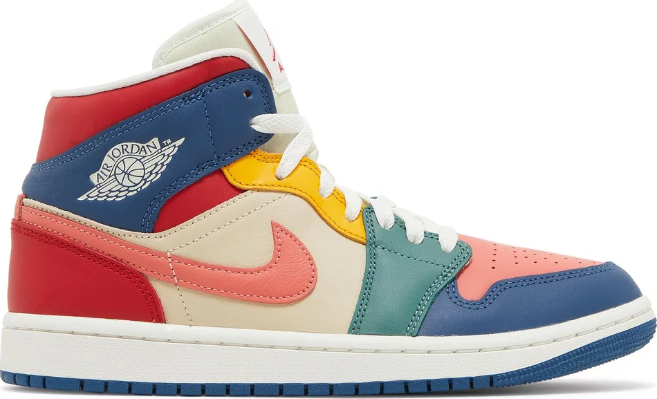 Women's Air Jordan 1 Mid SE Multi-Color