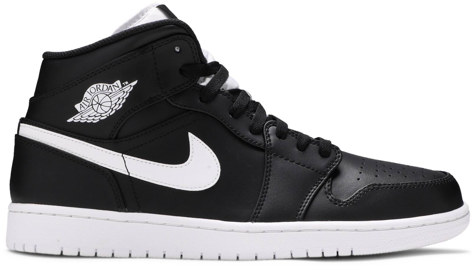 Air Jordan 1 Retro Mid Black White