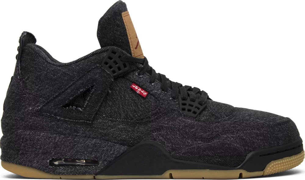 Levi's x Air Jordan 4 Retro 'Black Denim'