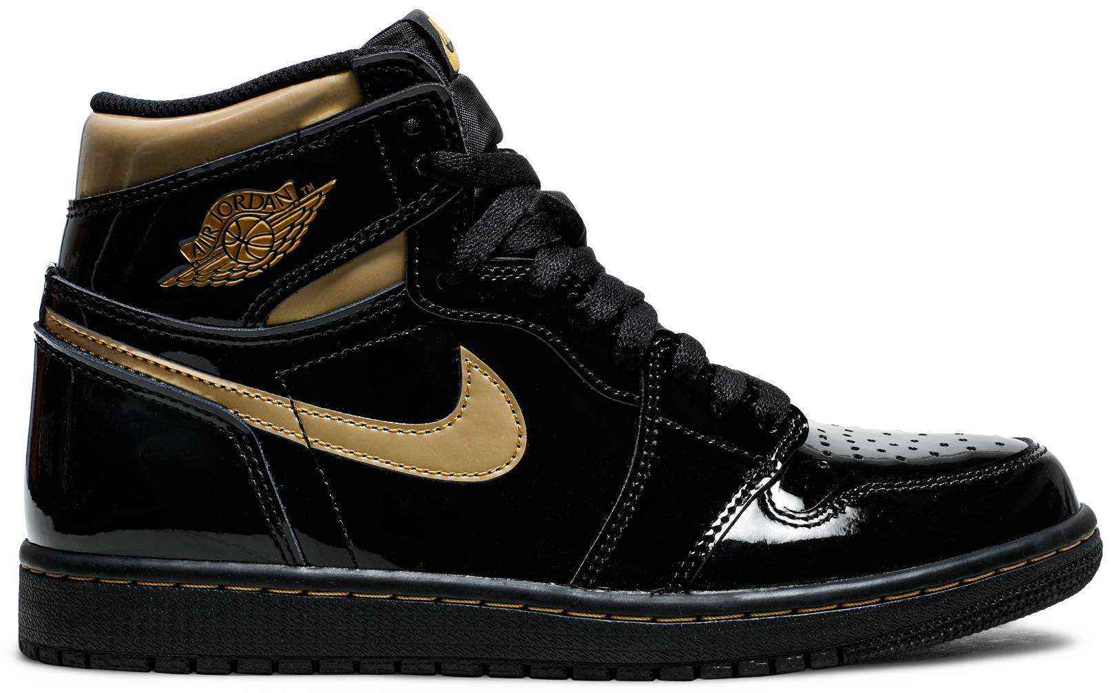 Air Jordan 1 Retro High OG Black Metallic Gold