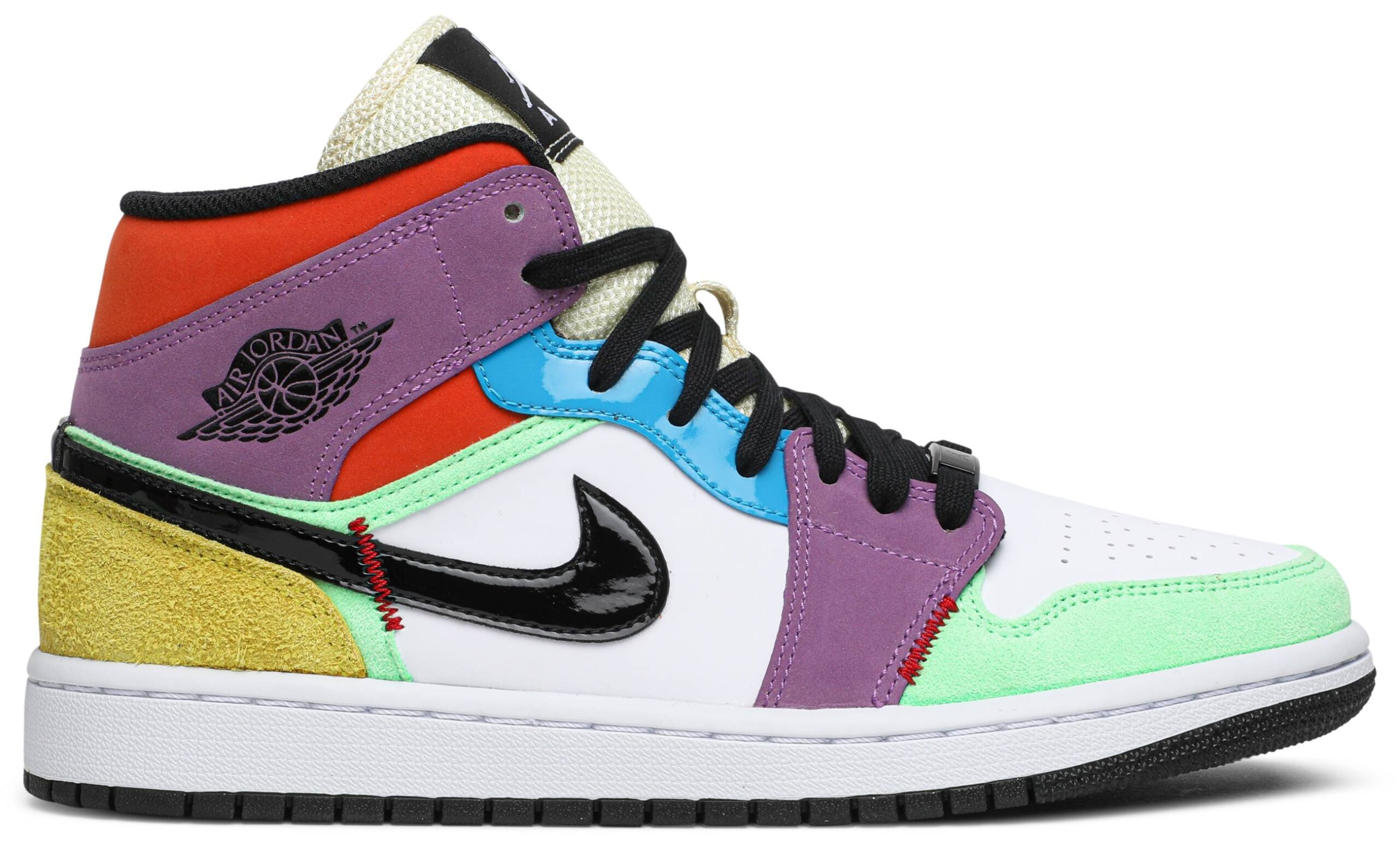 Womens Jordan 1 Mid SE Multi-Color