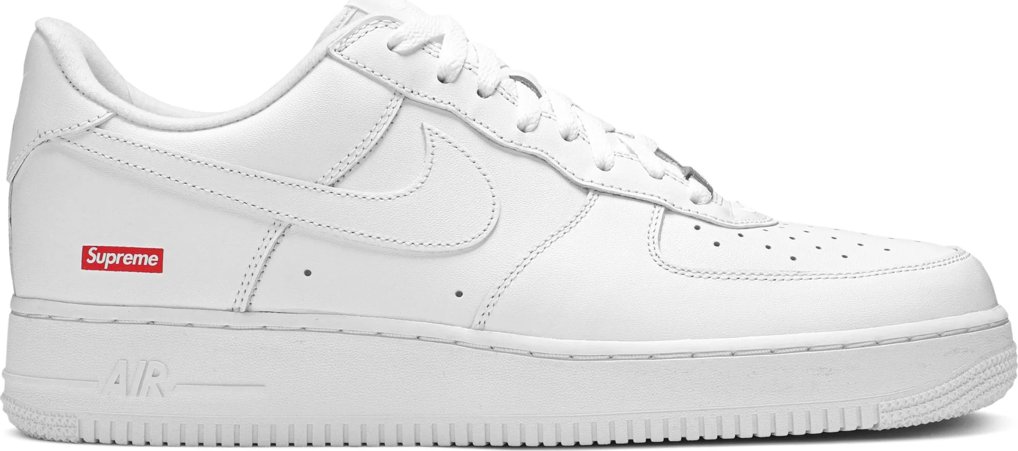 Supreme x Air Force 1 Low Box Logo – White
