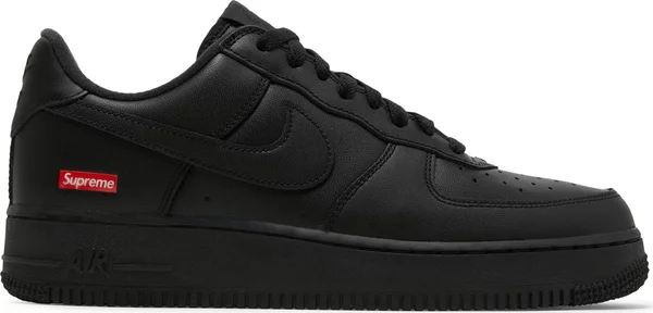 Supreme x Air Force 1 Low Box Logo – Black