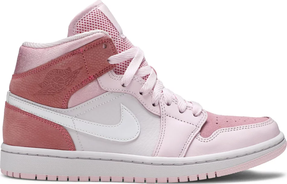 Womens Air Jordan 1 Mid Digital Pink