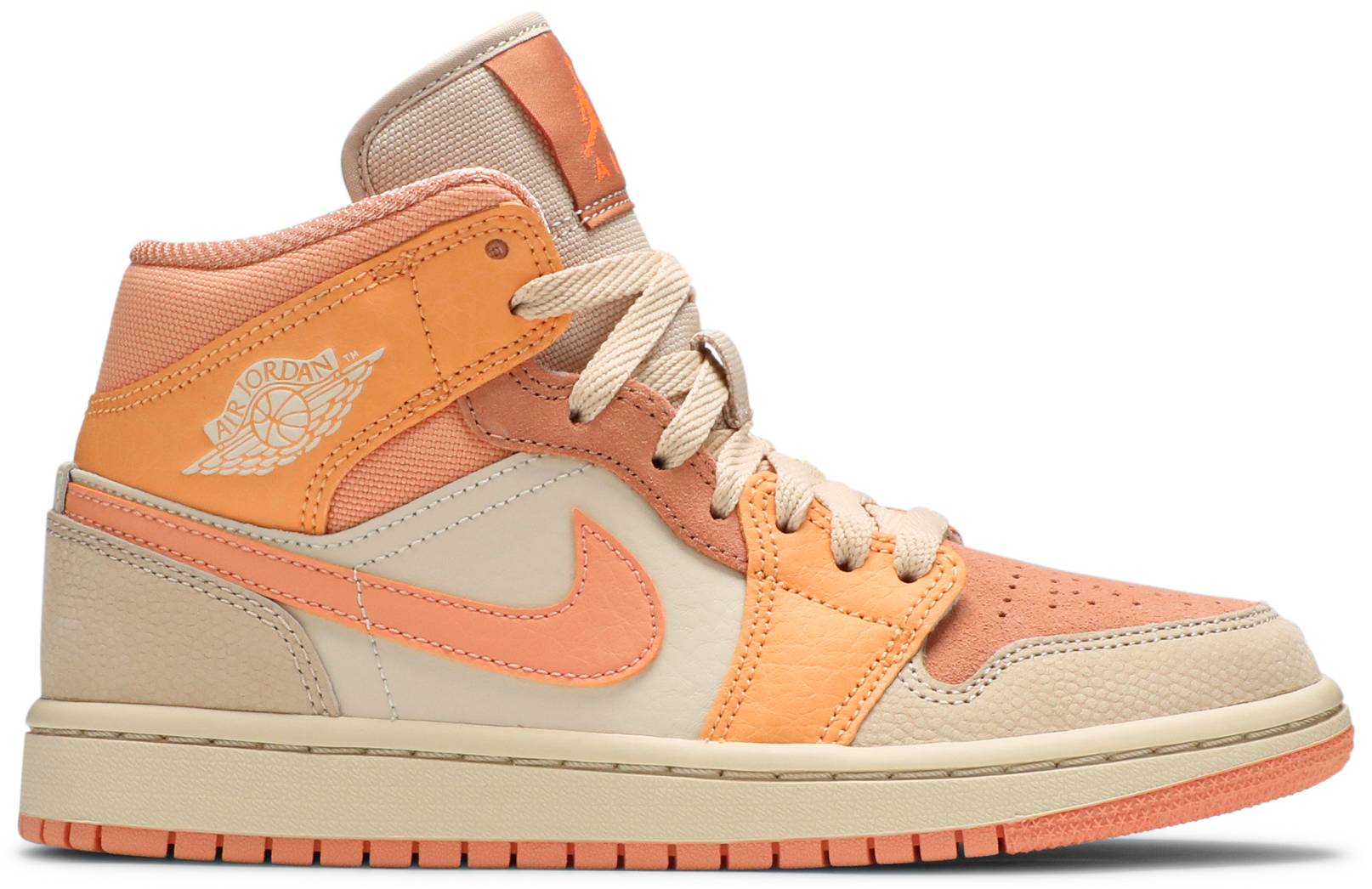 Womens Air Jordan 1 Mid Apricot