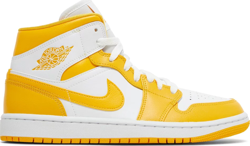 Womens Air Jordan 1 Mid University Gold