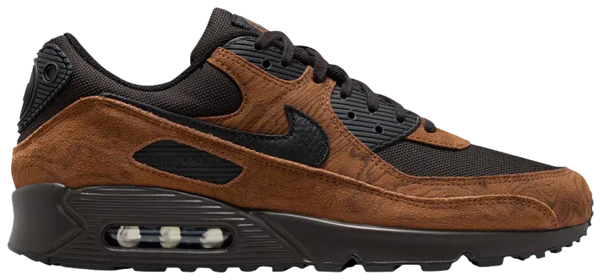 Nike Air Max 90 Premium 'Light Brtitish Tan Velvet Brown'